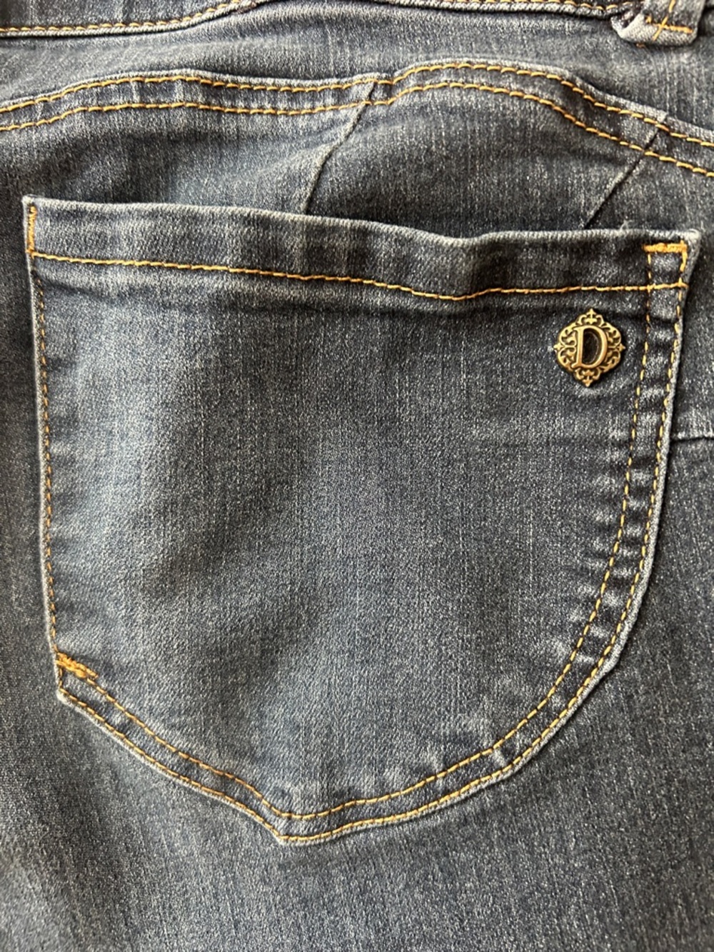 Democracy “Ab” Technology Dark Blue Skinny Jeans, Size 12 - Picture 7 of 8